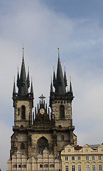 Image showing Prague's church steeples