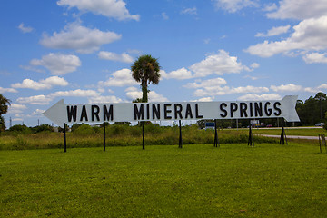 Image showing Warm Mineral Springs In North Port, Florida