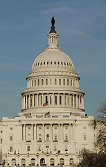 Image showing The front of the US Capitol