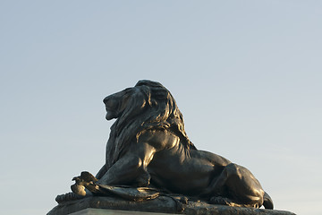 Image showing Lion a fragment of Ulysses S. Grant Memorial