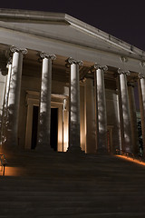 Image showing National Gallery of Art at night