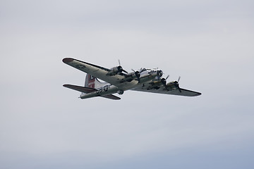 Image showing A plane performing in an air show at Jones Beach 