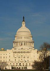 Image showing The front of the US Capitol