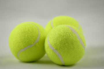 Image showing tennis balls