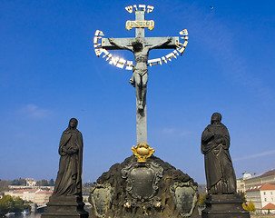 Image showing Crucifix. Prague, Czech Pepublic