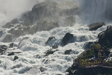 Image showing Here we come under the mist 