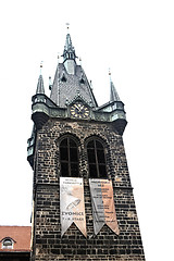 Image showing Prague's church steeples