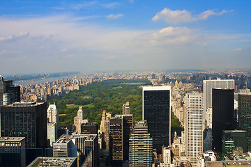 Image showing Ponaramic view of Manhattan.