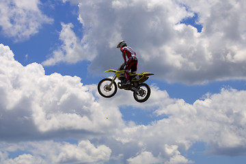 Image showing Stunt Biker. Free stile performing