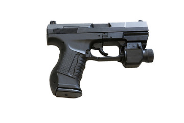 Image showing The Walther P99 is a semi-automatic pistol developed by the Germ