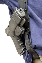 Image showing holster with gun.