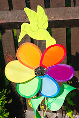 Image showing colorful windmill