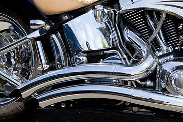 Image showing Part of motorcycle