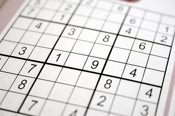 Image showing sudoku