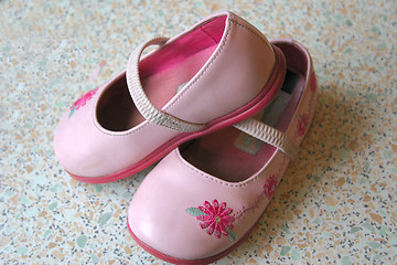 Image showing pink shoes