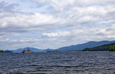 Image showing Steam boat at Lake George

