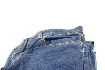 Image showing folded jeans