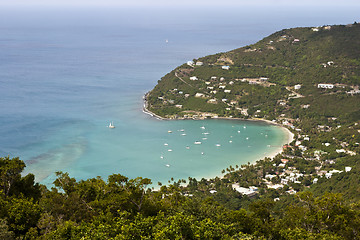 Image showing Tropical beach in the Caribbean