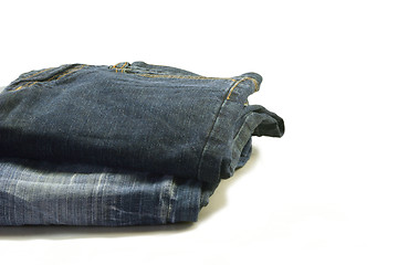 Image showing folded jeans