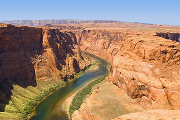 Image showing Colorado river. Horse shoe bend