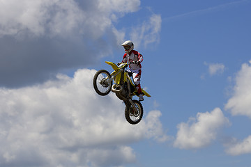 Image showing Stunt Biker. Free stile performing