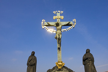 Image showing Crucifix. Prague, Czech Pepublic