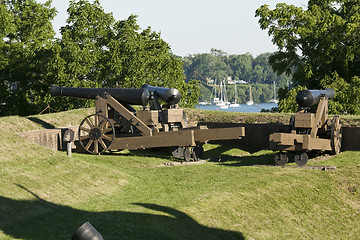 Image showing Cannon at Old Fort Niagara