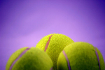 Image showing tennis balls