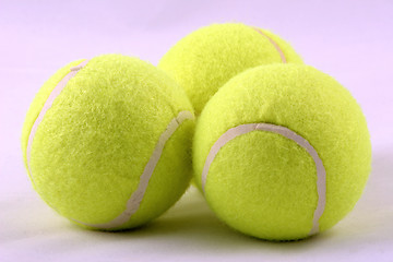 Image showing tennis balls