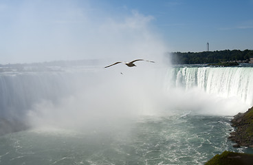 Image showing Flying thruegh the mist