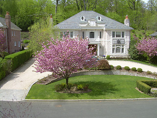 Image showing Private house landscape