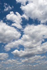 Image showing  clouds in the blue sky 