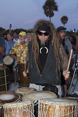 Image showing Man Drumming