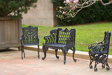Image showing Bench in a park 