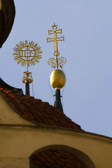 Image showing Prague's church steeples