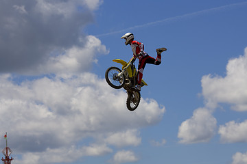 Image showing Stunt Biker