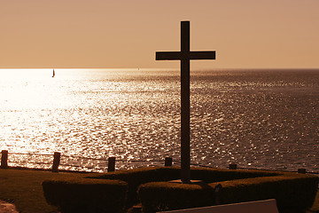 Image showing Cross at Old Fort niagara