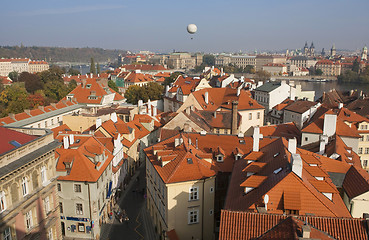 Image showing Prague. Red roofs