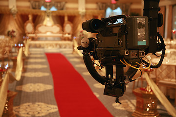 Image showing Filming