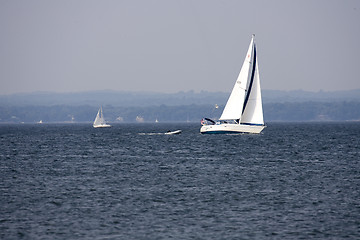 Image showing Sailing yacht 