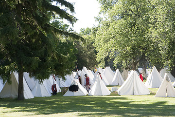 Image showing Piligrim camp out