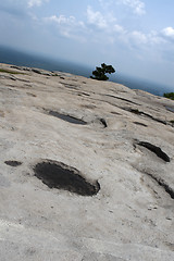 Image showing The surface of Stone-Mountain. Atlanta, Georgia