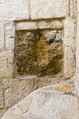 Image showing Jesus Hand Imprint - Via Dolorosa, Jerusalem