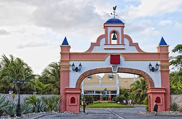 Image showing Gate to the resort