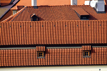 Image showing Prague. Red roofs