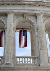 Image showing U.S. flag in Arlington