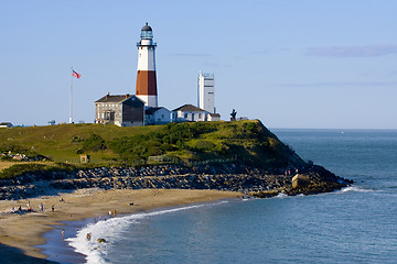 Image showing Lighthouse at Montauk Point. 