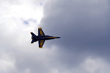 Image showing Blue Angels Fly in Tight Formation