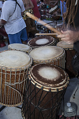 Image showing Man Drumming