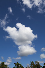 Image showing Sky and clouds